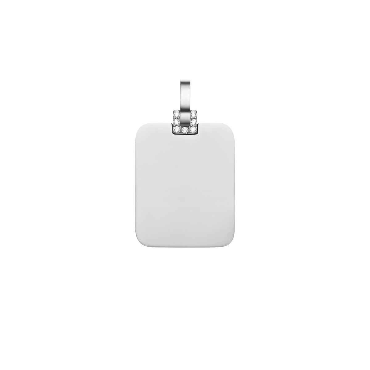 Rectangular Detail Crystal Pendant S