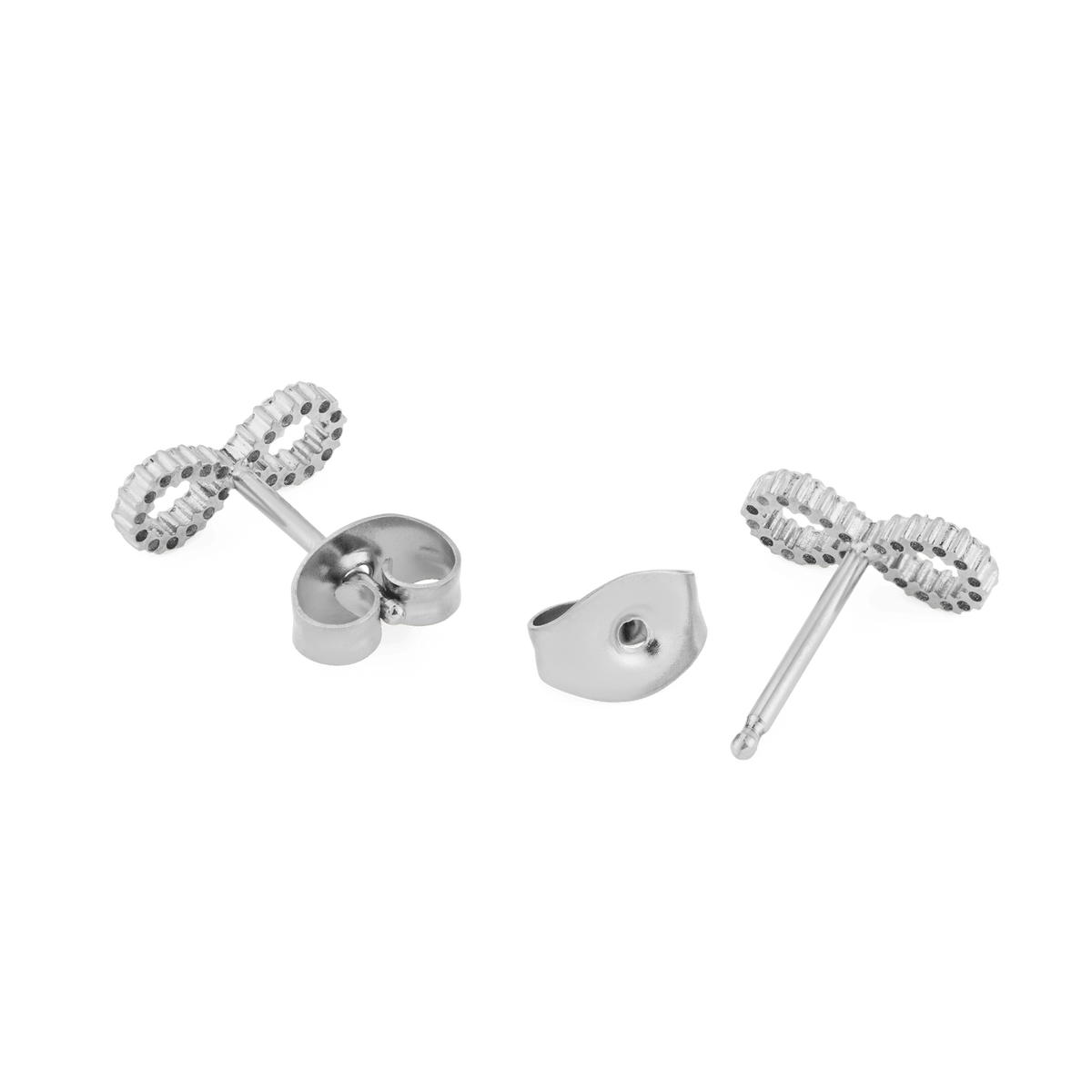 Mirelle Infinity Earrings Silver