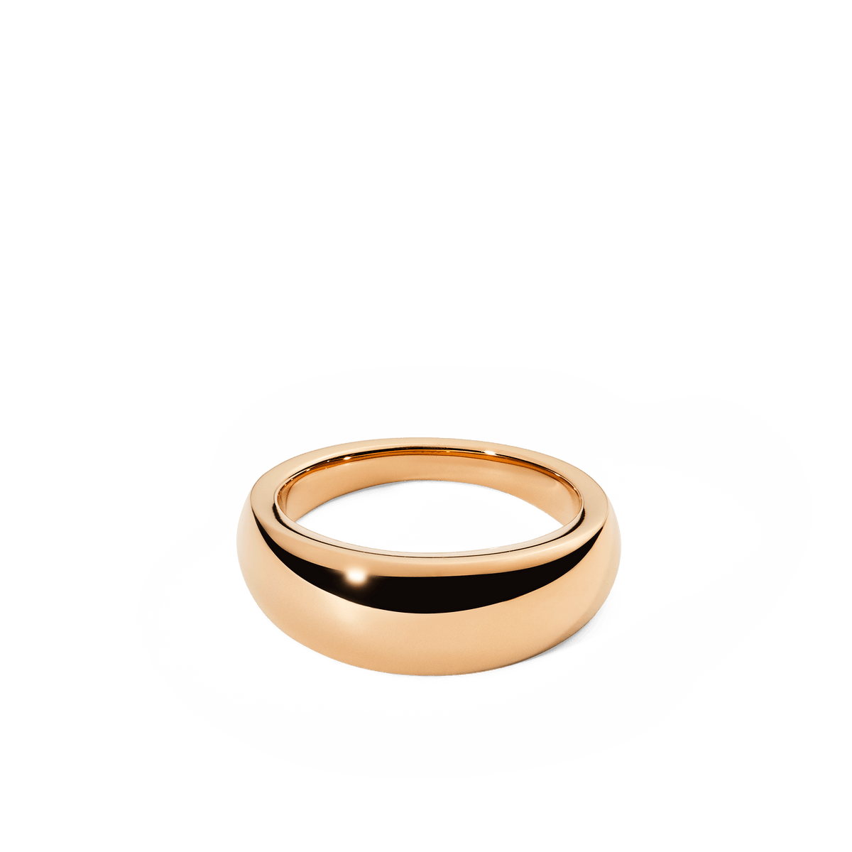 Flow Ring 8mm Rose Gold