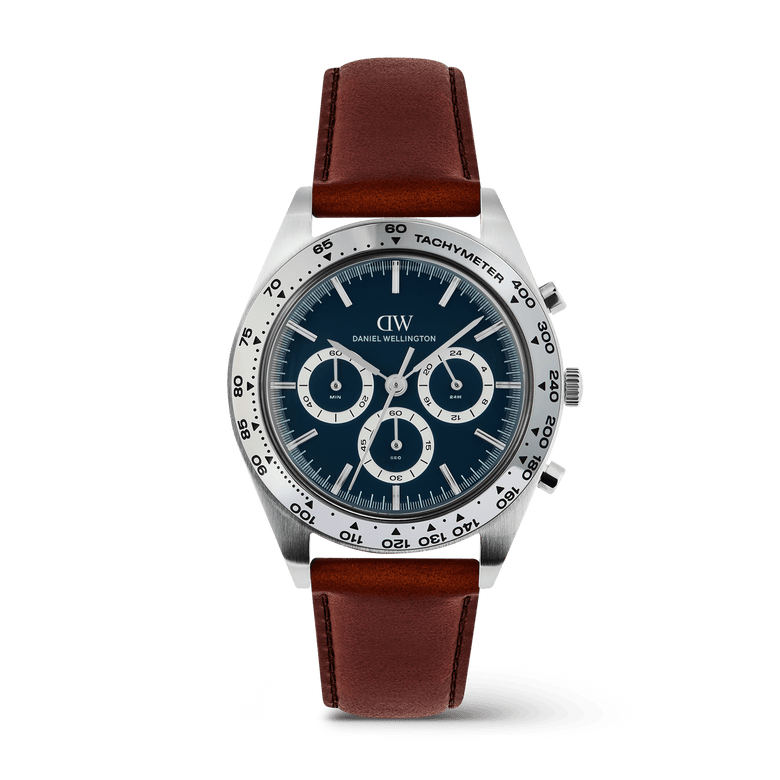 Iconic Tachymeter St-Mawes Arctic Silver