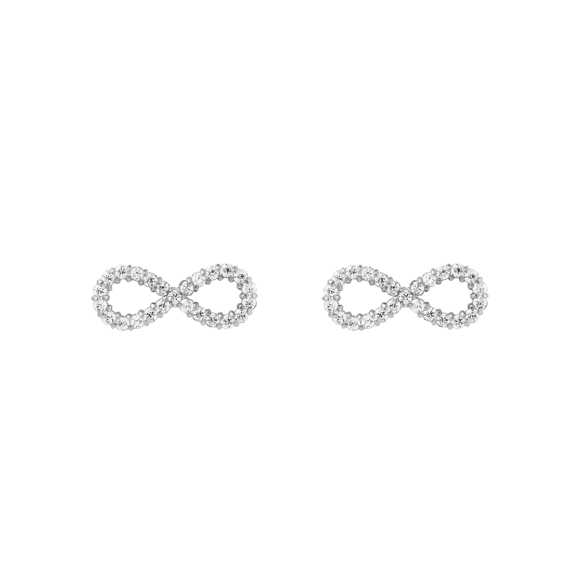 Mirelle Infinity Earrings Silver