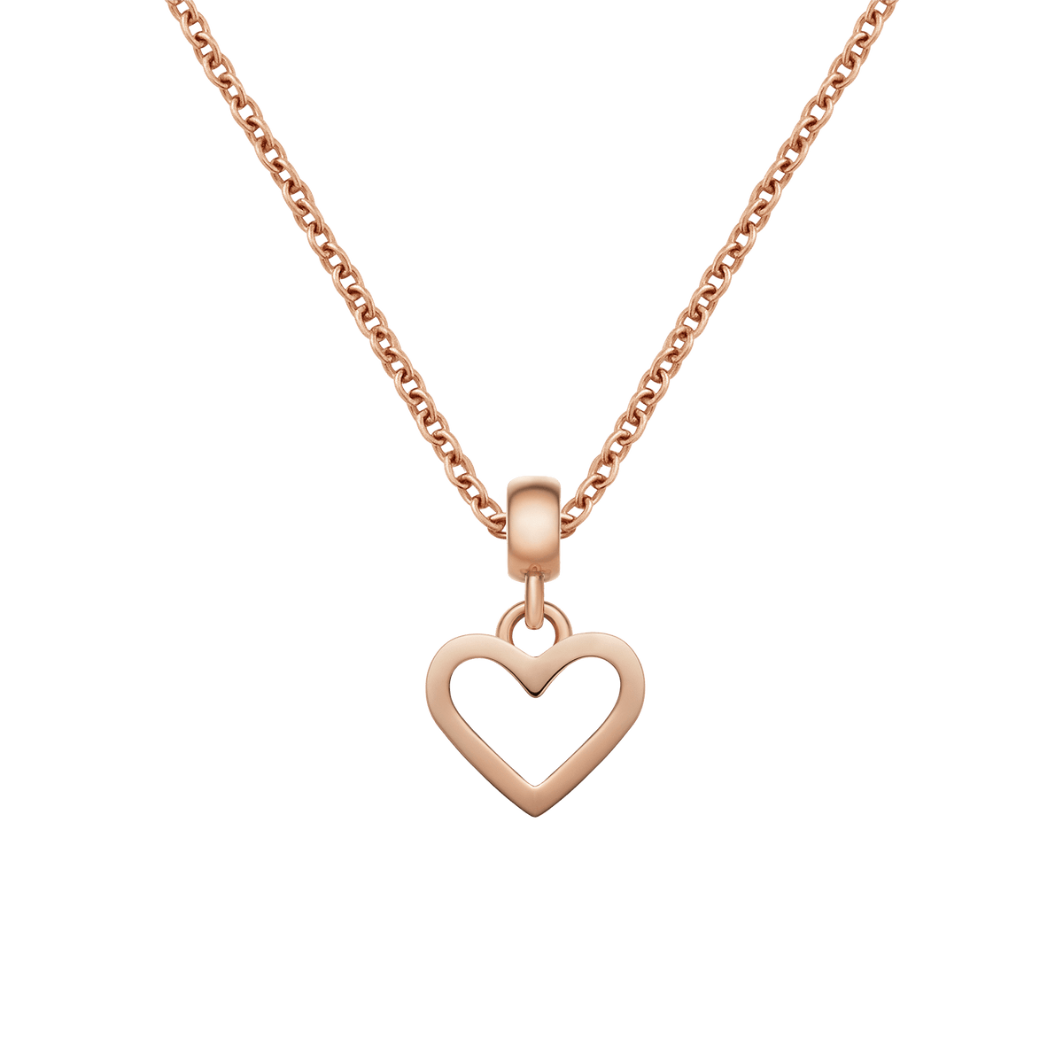 Heart Contour Charm RG