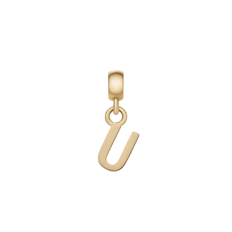 Letter Charm Gold