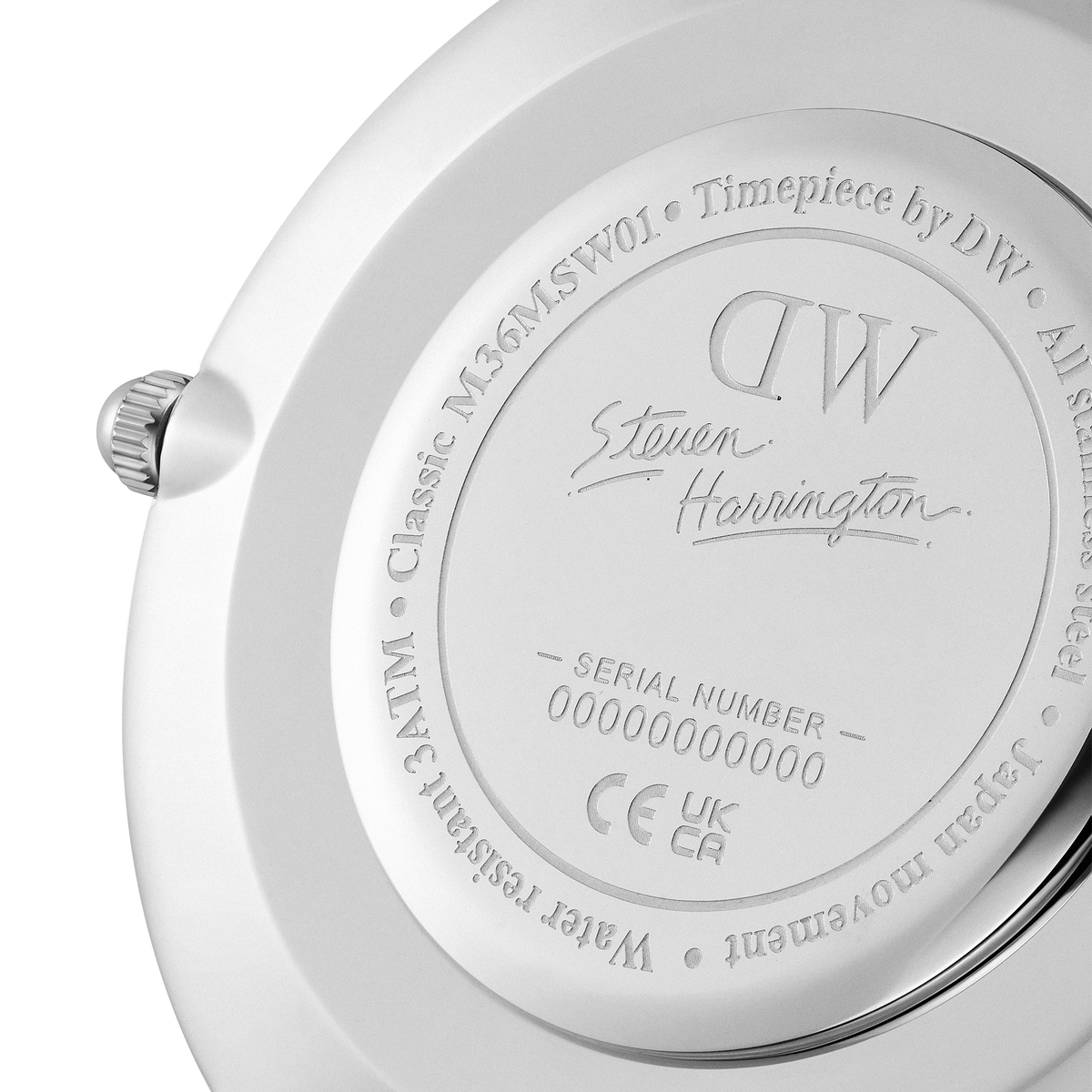 Steven Harrington x DW SET: Bristol BW dial & Strap Silver