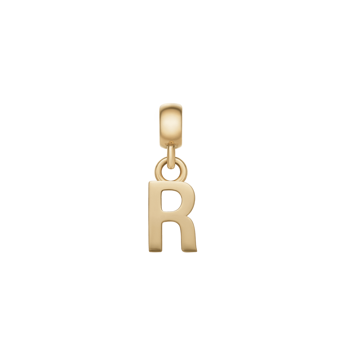 Letter Charm Gold