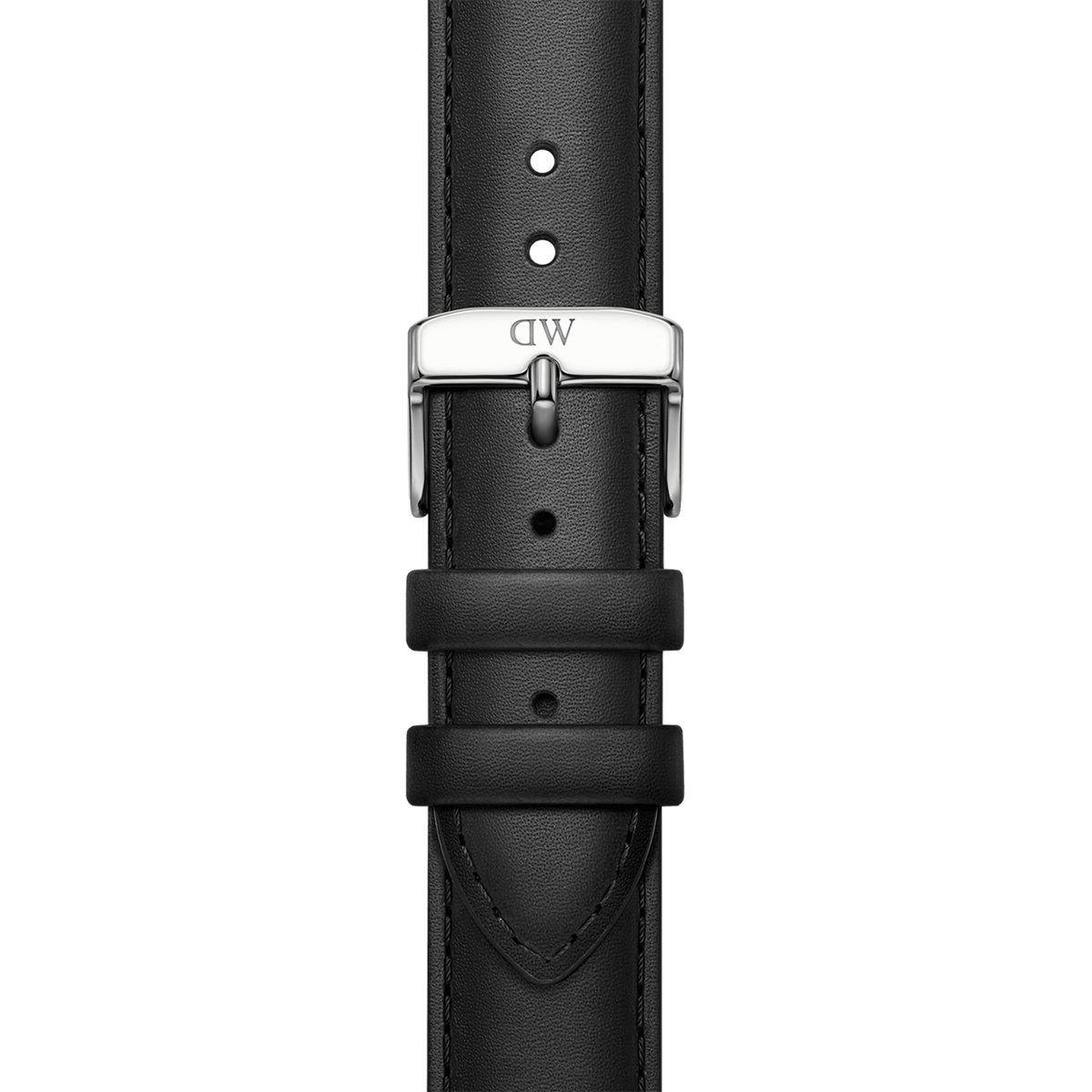 Smartwatch Strap Leather Silver