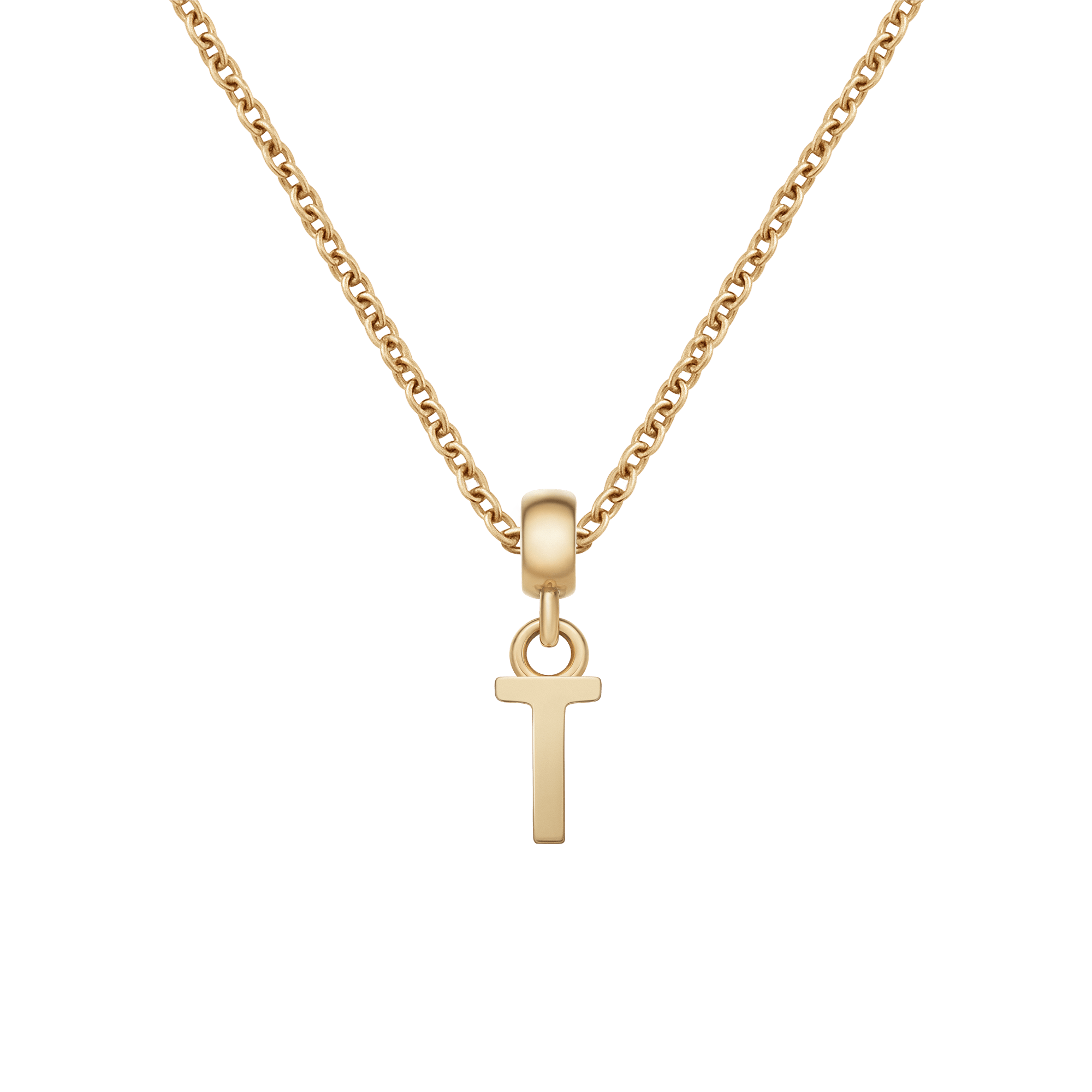 Charm Chain Necklace + Your Choice of Letter Charm Daniel Wellington