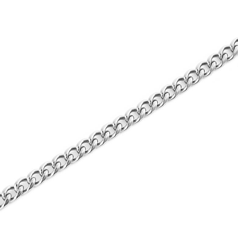 Ellipse 4mm Bracelet Silver