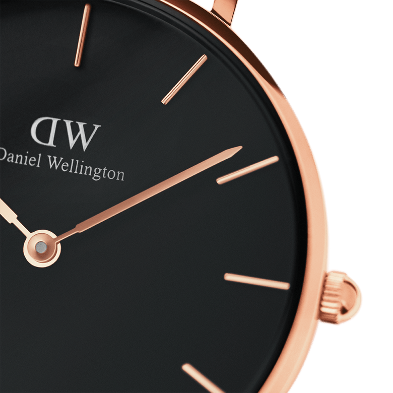 Petite Reading Black Rose Gold