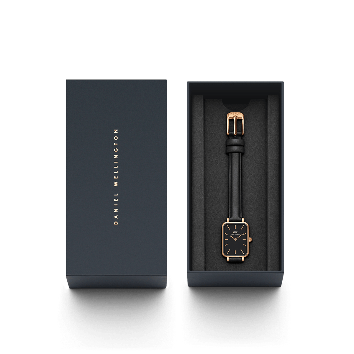 Quadro Pressed Sheffield Black Rose Gold