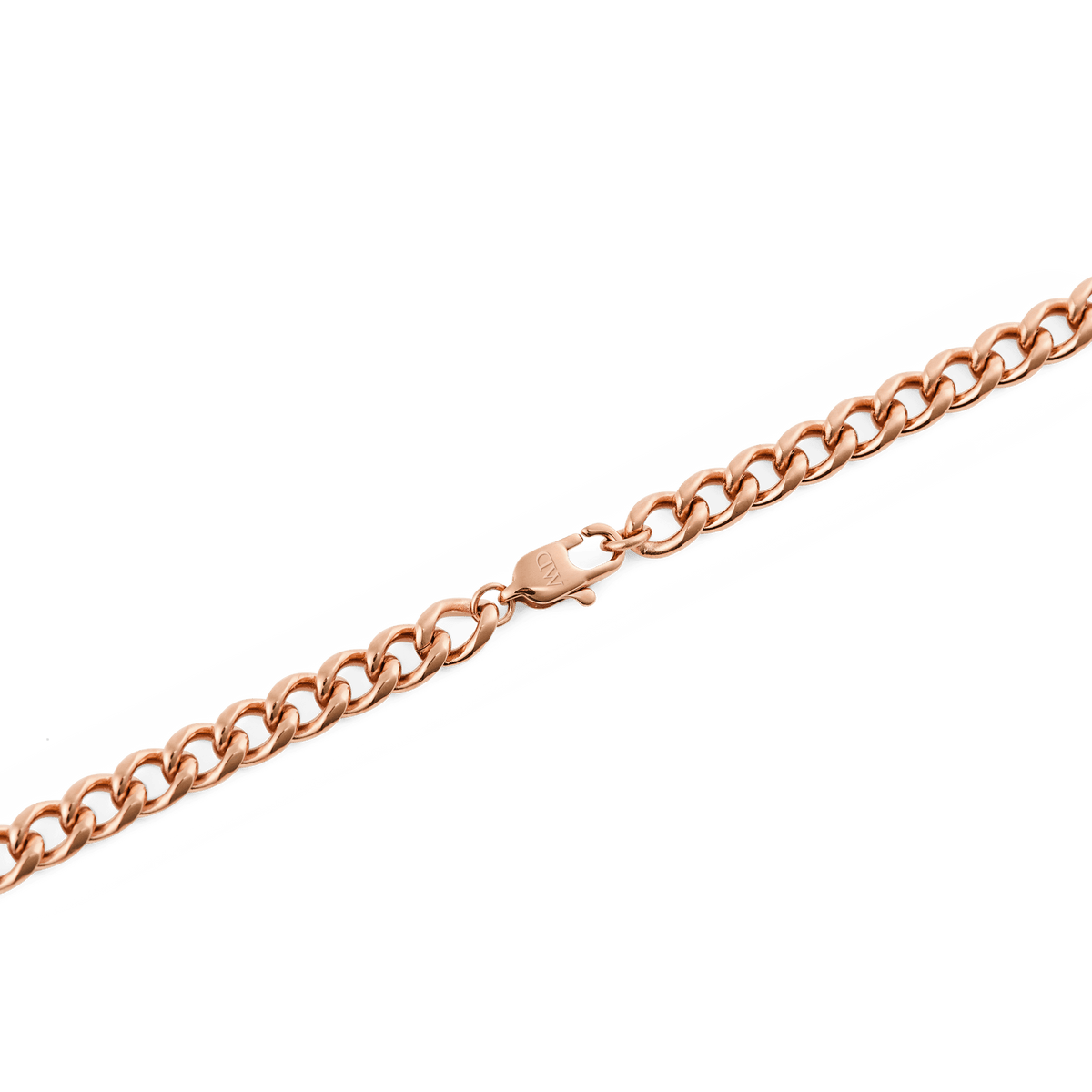 Ellipse 4mm Necklace Rose Gold
