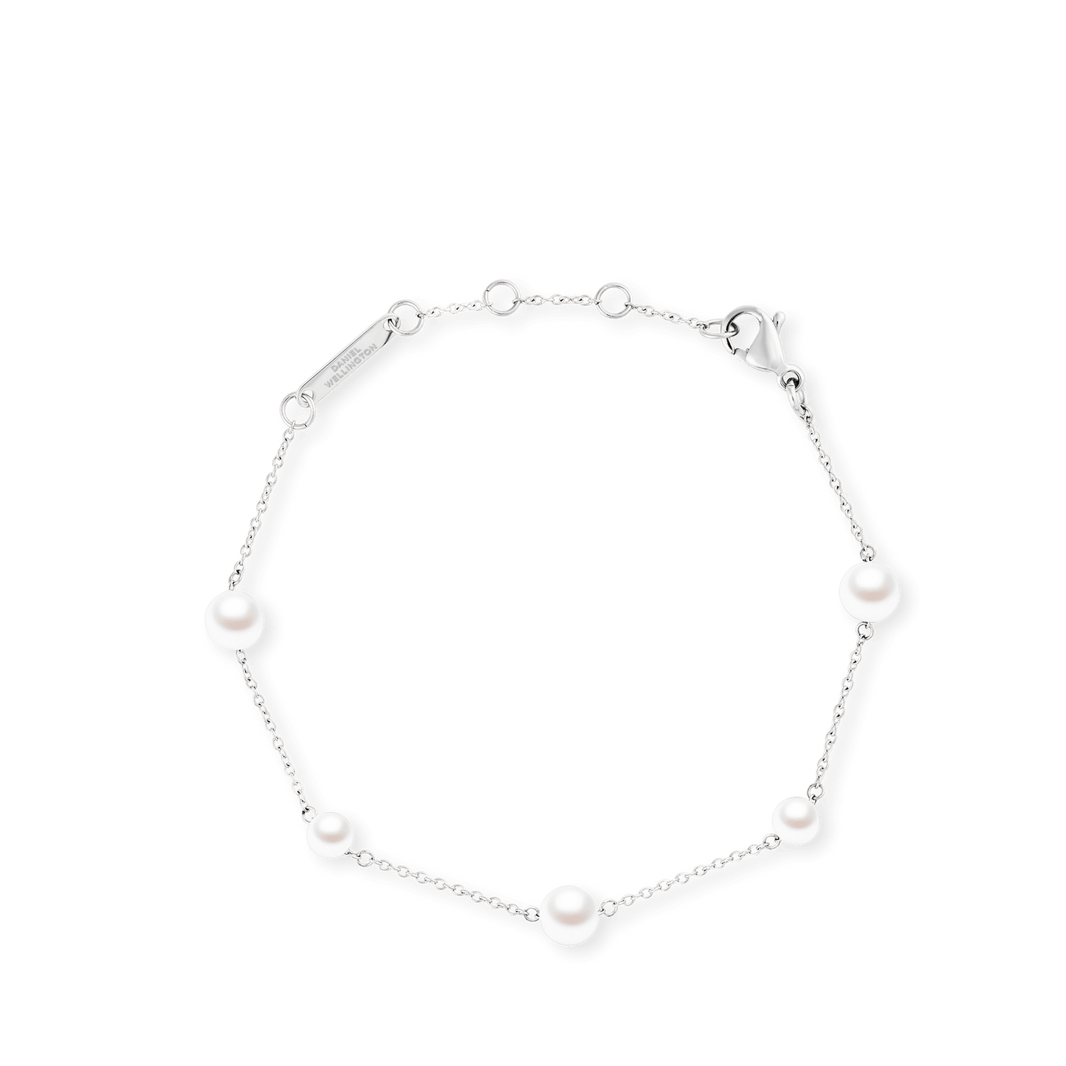 Pearl Step Bracelet Silver