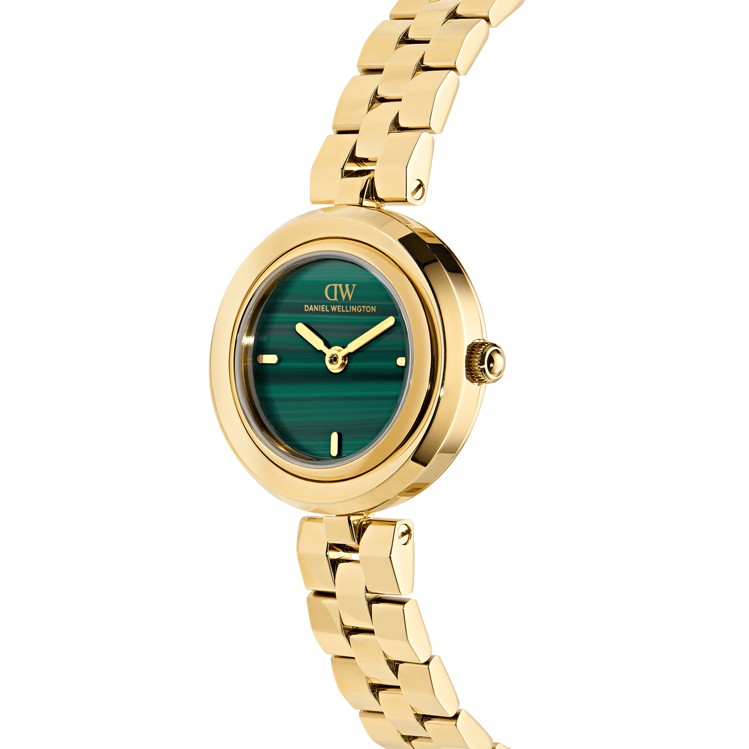 Aurea 3-Link Malachite Gold