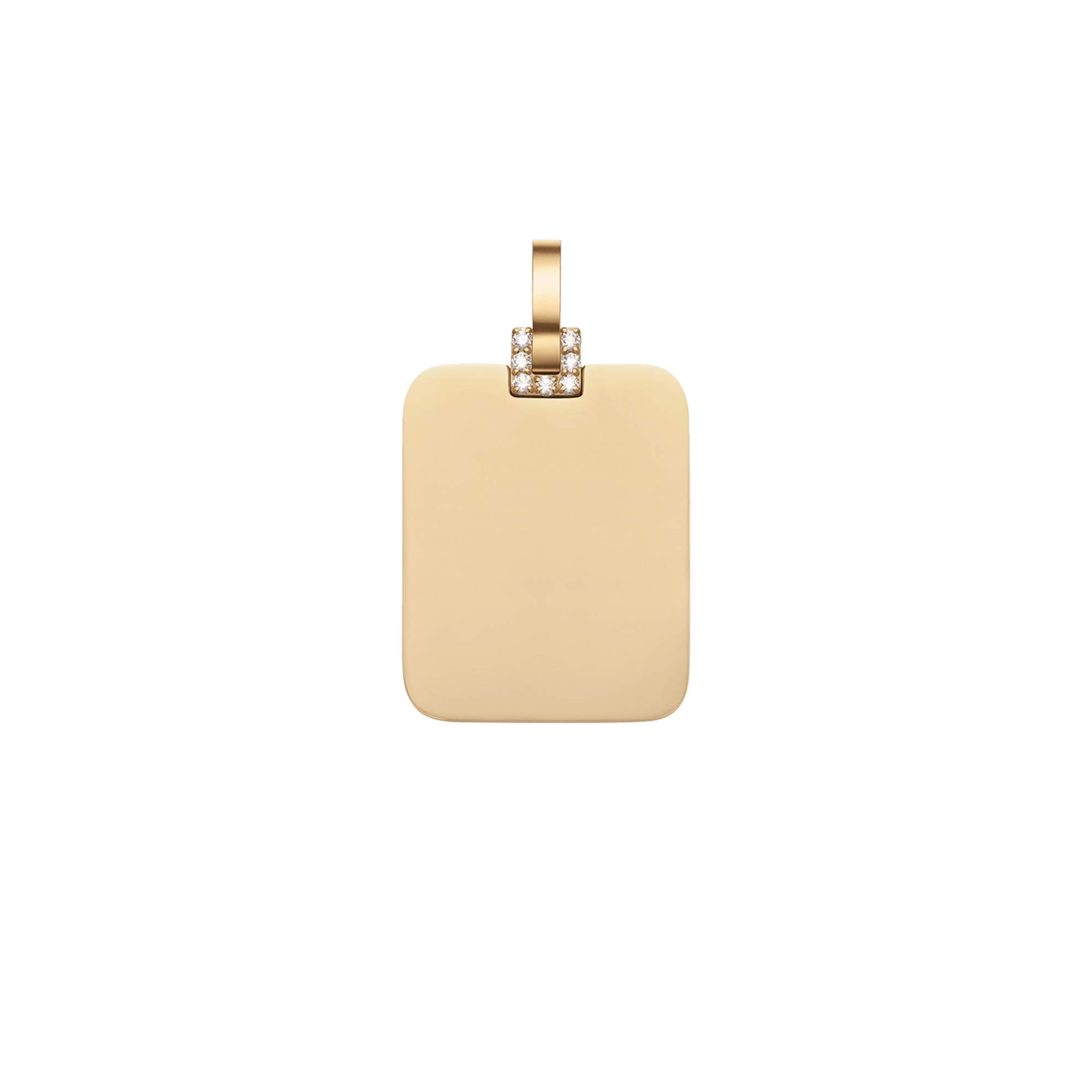 Rectangular Detail Crystal Pendant G