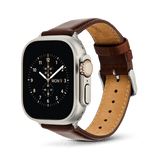 Smartwatch Leather Strap St Mawes Silver