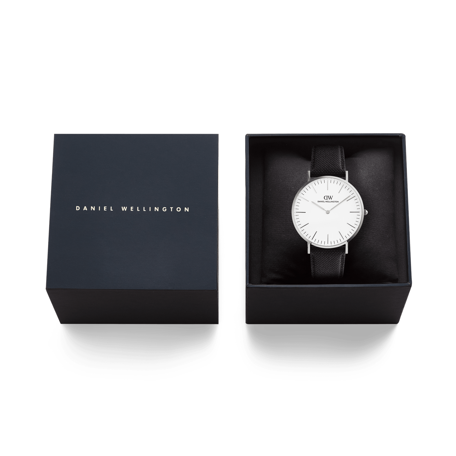 Classic Black Canvas Silver