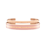 Emalie Bracelet Dusty Rose + Classic Bracelet Rose Gold