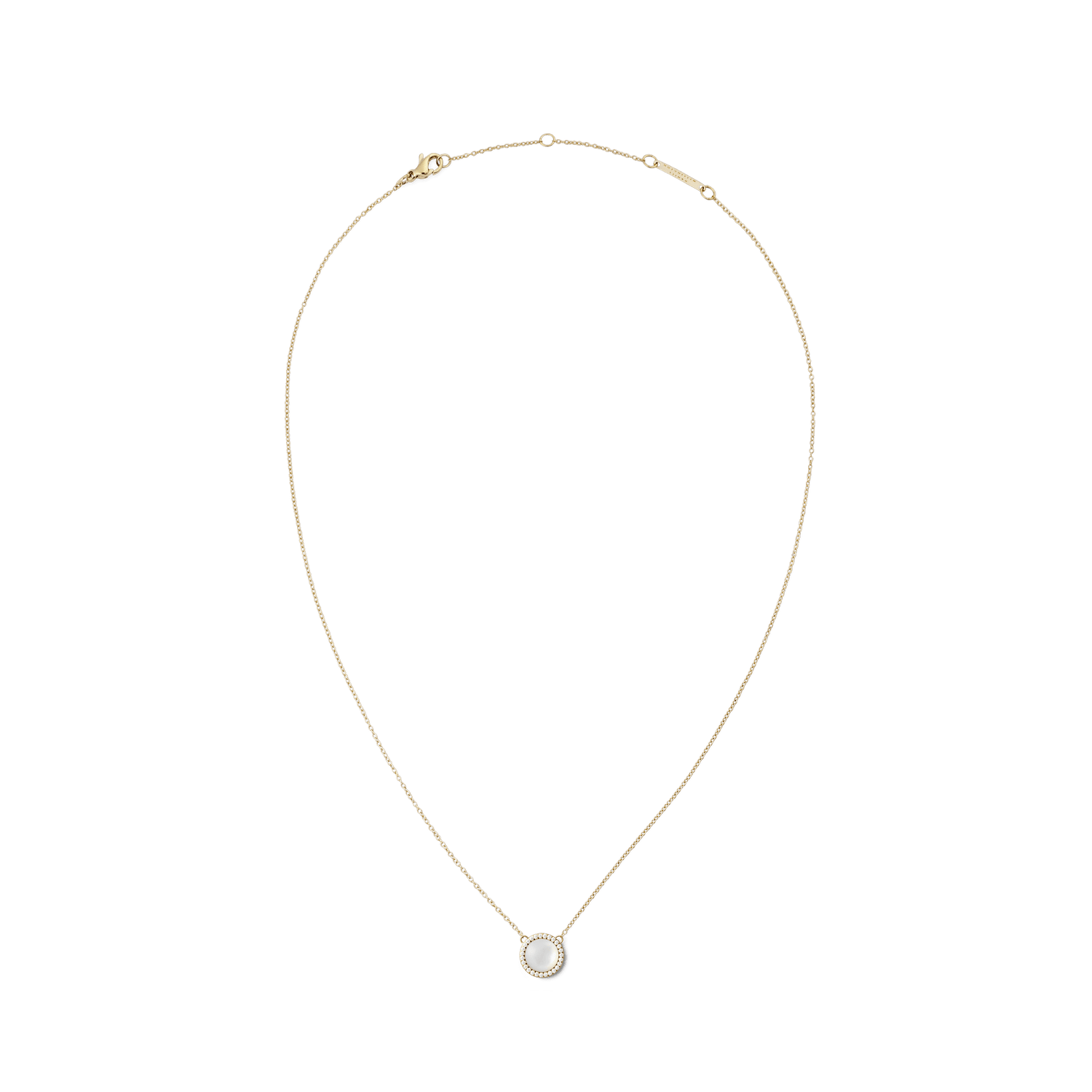 Audrey Necklace Mother of Pearl Gold