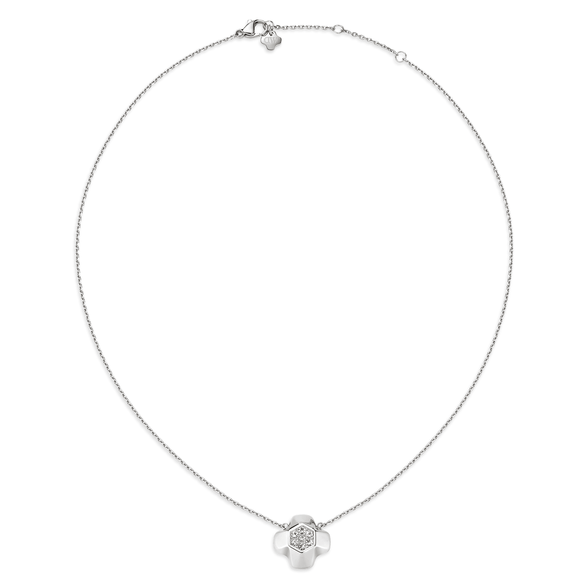 North Star Necklace 1 Medium Lumine Silver