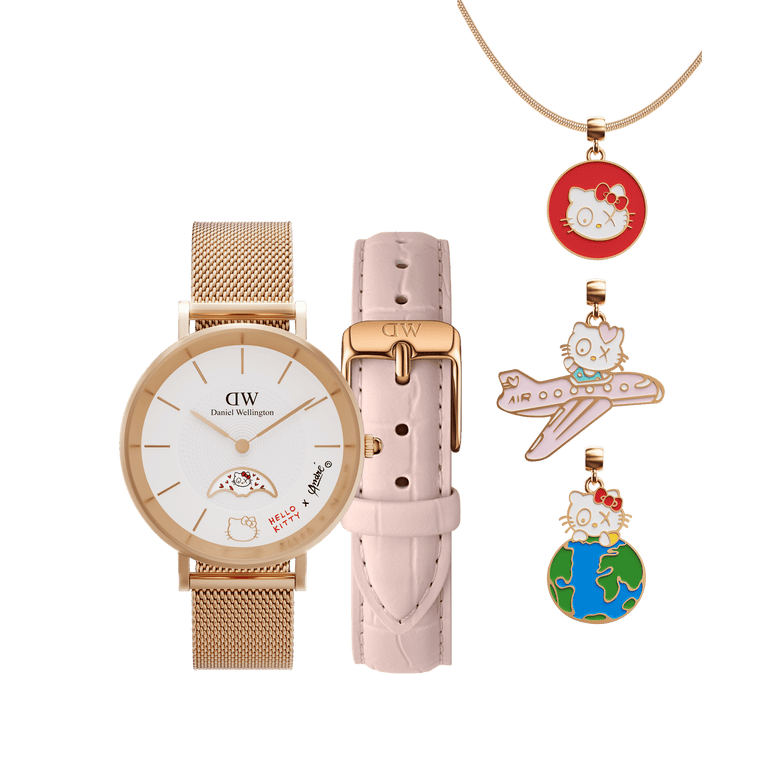 DW | Hello Kitty × André Petite Lune and charms Set