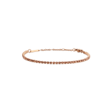 Classic Tennis Bracelet Apricot Rose Gold