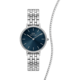 Petite Bezel Arctic & Tennis Bracelet Silver