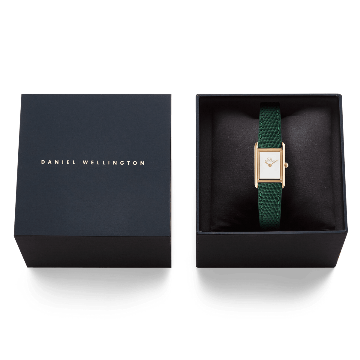 Bound Mini Green Lizard Rose Gold