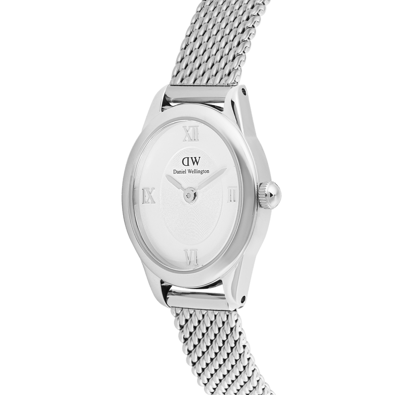 Ophelia Mini Mesh White Silver