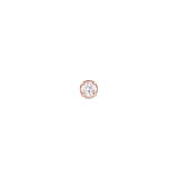 Crystal Stud Rose Gold