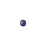 Blue Spot Orb Rose Gold Charm