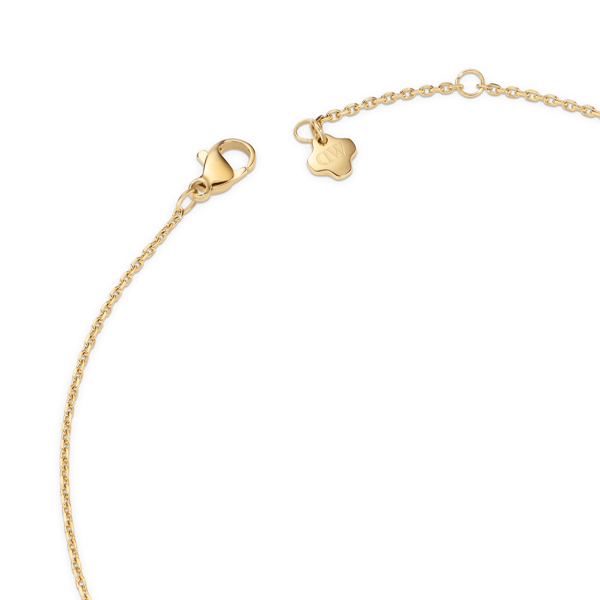 North Star Necklace 7 Small Apricot Enamel Gold