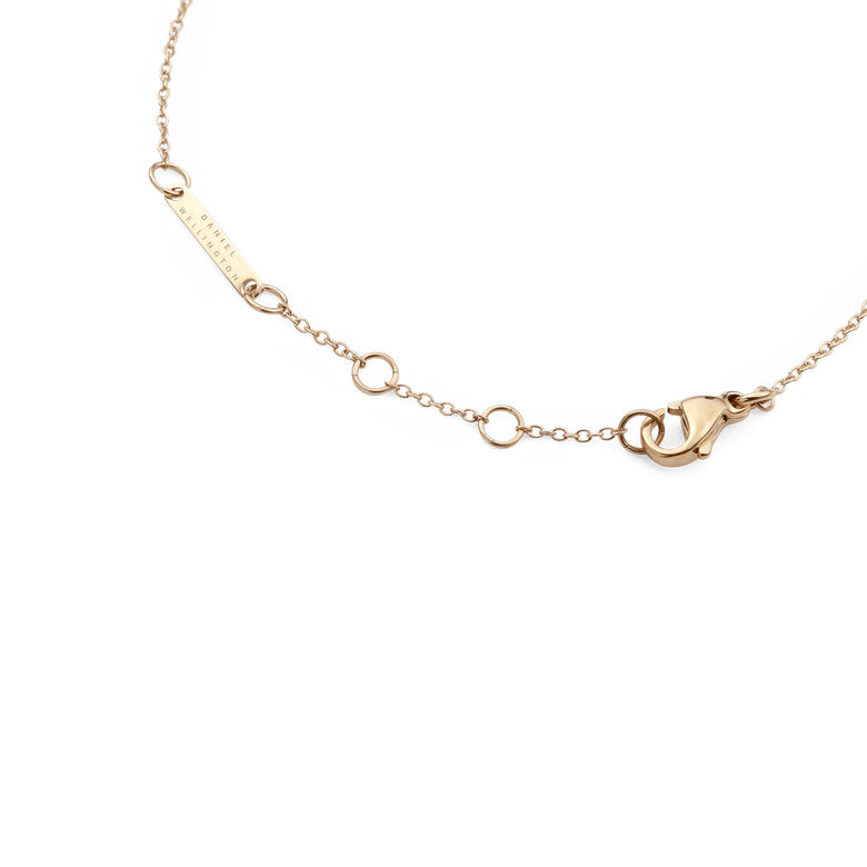 Crystal Zodiac Chain Bracelet Gold featuring adjustable sizing rings, a secure lobster clasp, and a slim gold chain for a comfortable and personalised fit.