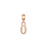 Number Charm Rose Gold
