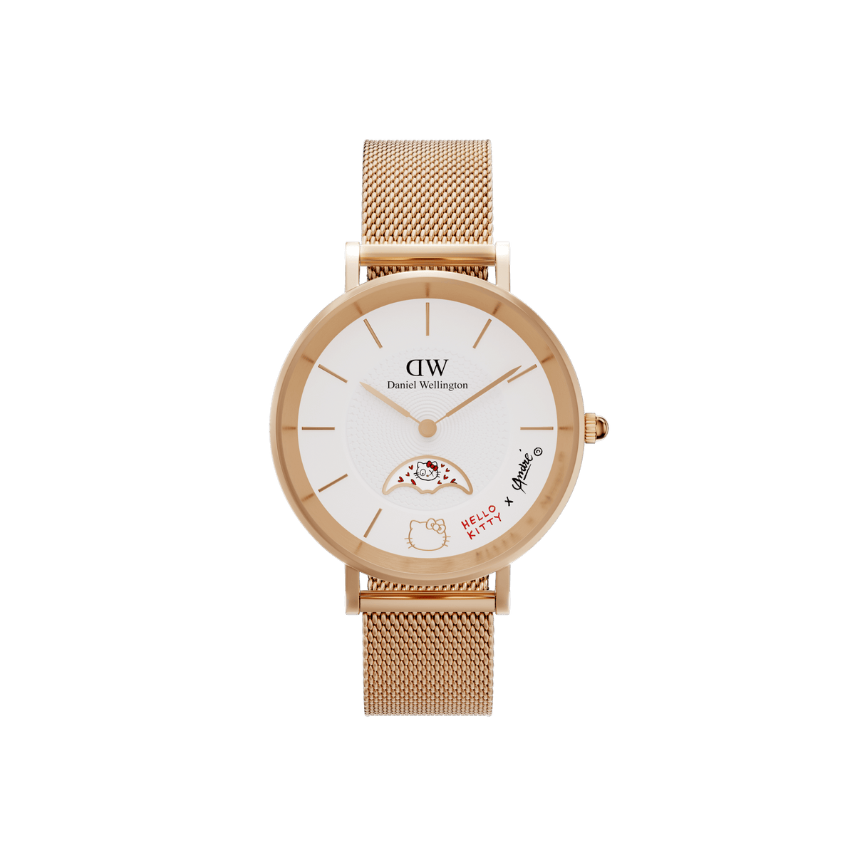 DW | Hello Kitty × André Petite Lune Melrose White