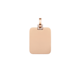 Rectangular Detail Crystal Pendant RG