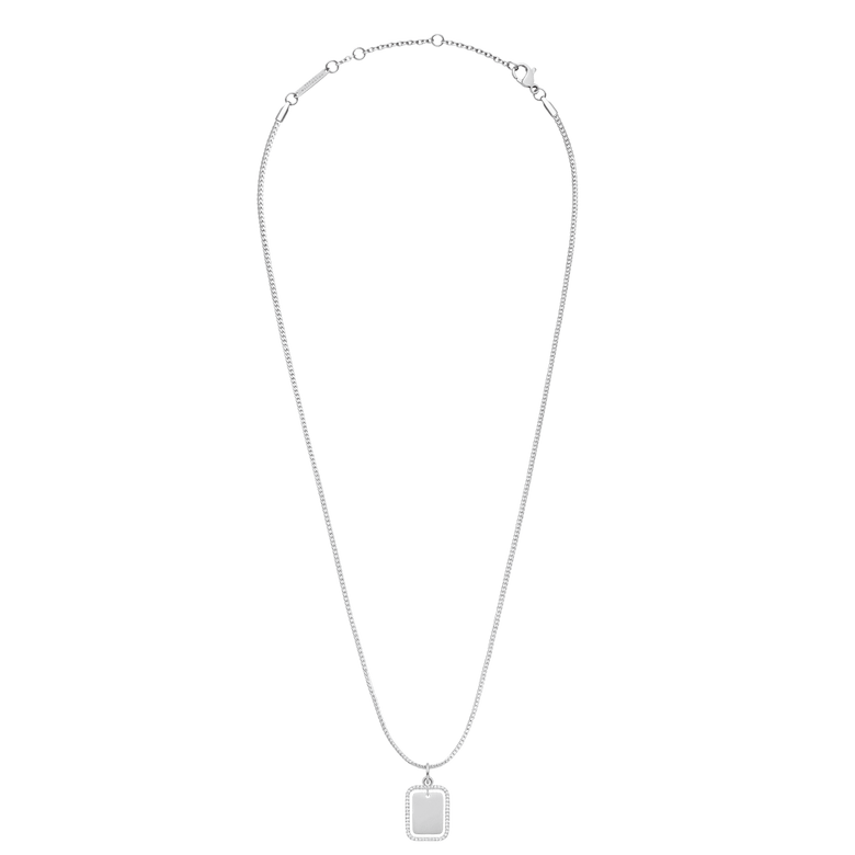 Rectangular Crystal Frame Pendant S
