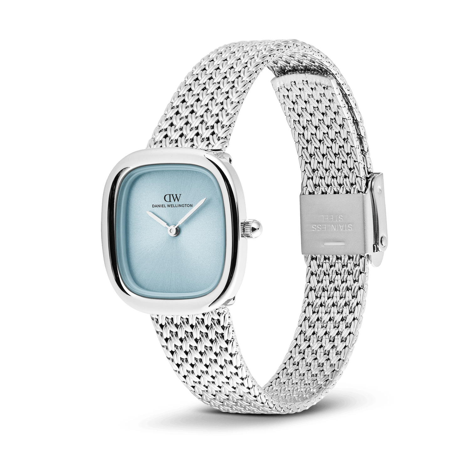 Margot Braided Mesh Ice Blue Silver