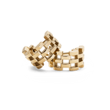 5-Link Earrings Gold