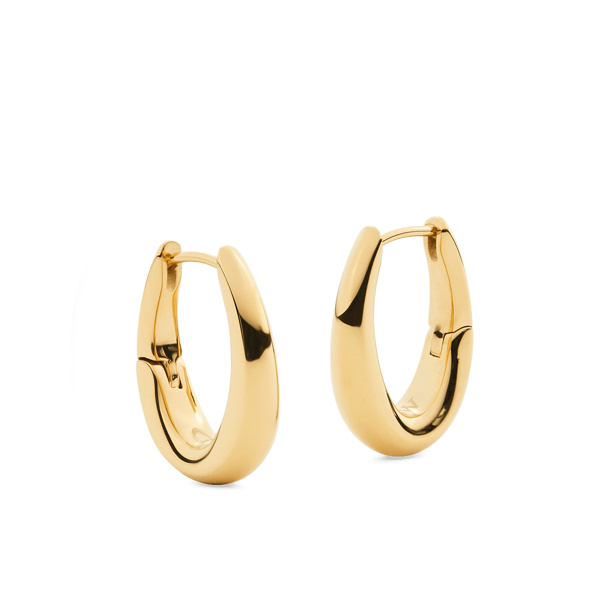 Flow Earring 20mm Gold