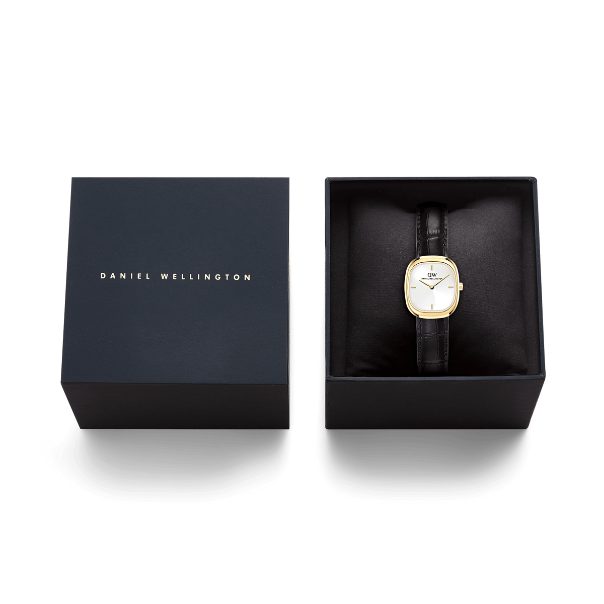 Corta Black-Croc Gold