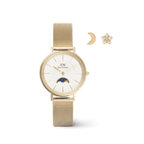 Moon and Stars Set Gold