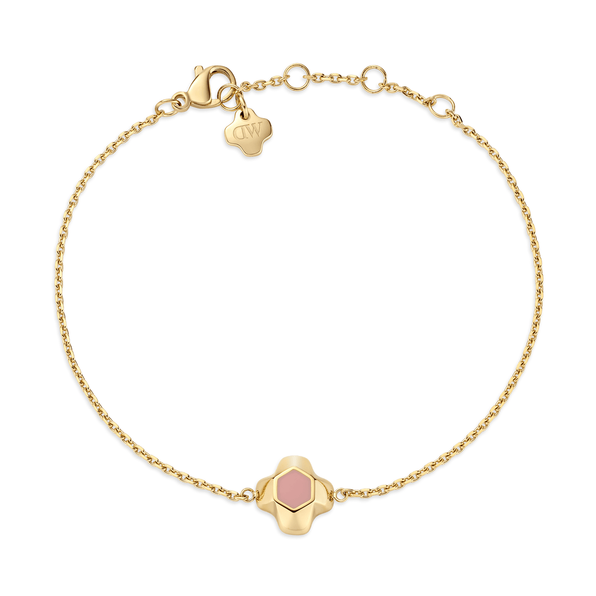 North Star Bracelet 1 Small Apricot Enamel Gold