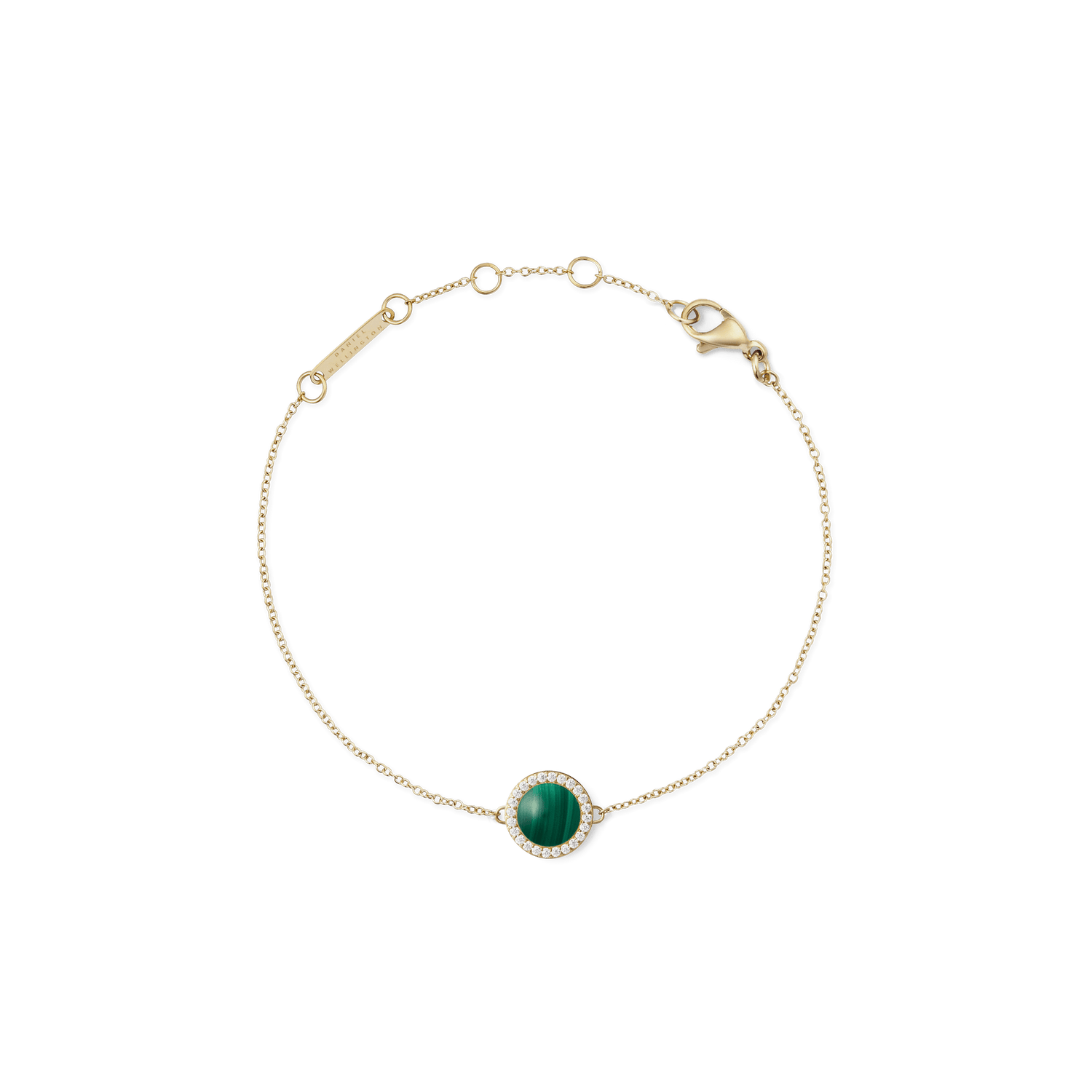 Audrey Bracelet Malachite Gold