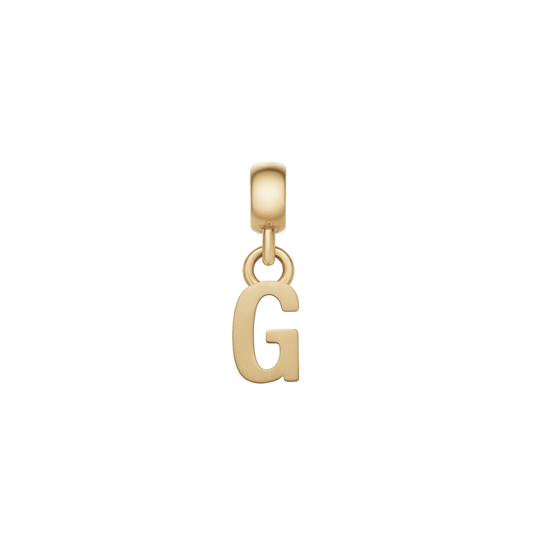 Letter Charm Gold