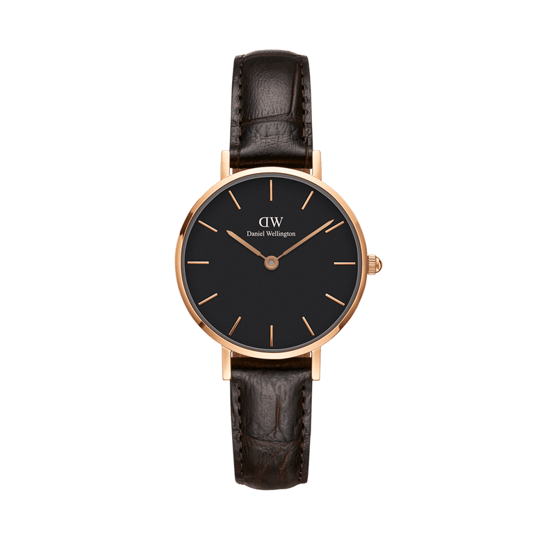 Petite York Black Rose Gold