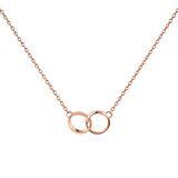Elan Unity Necklace Rose Gold