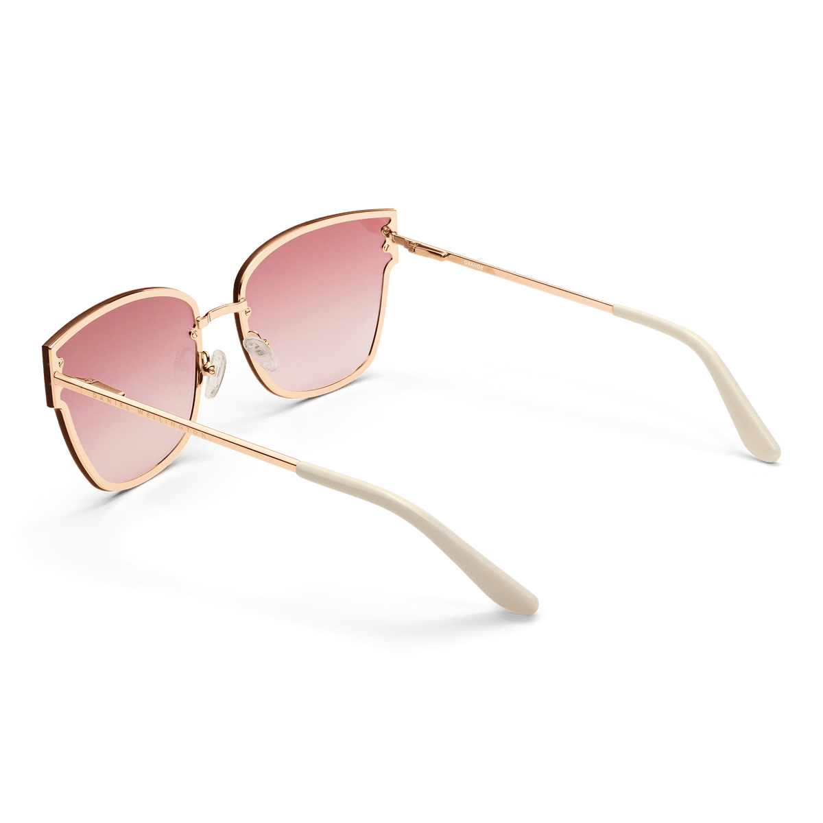 Grande Steel Rose gold square sunglasses DW